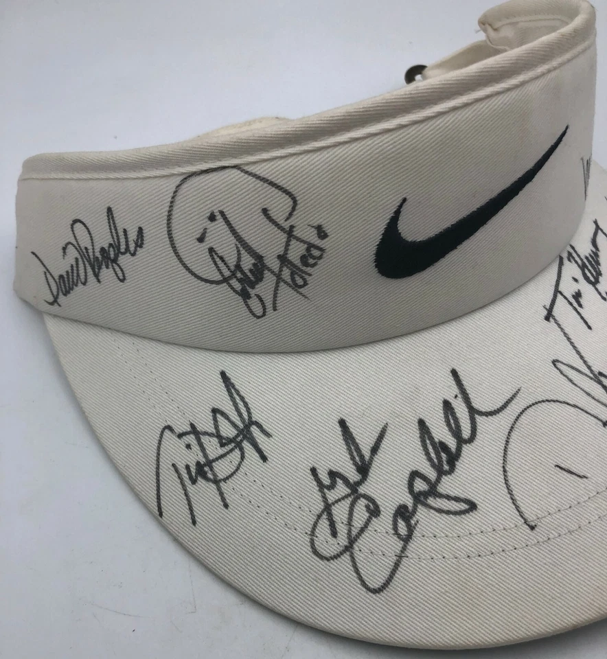 Glenn Campbell O'Meara Tori Hunter Autograph Golf Visor Hat PSA DNA Multi Signed - Image 4 of 4