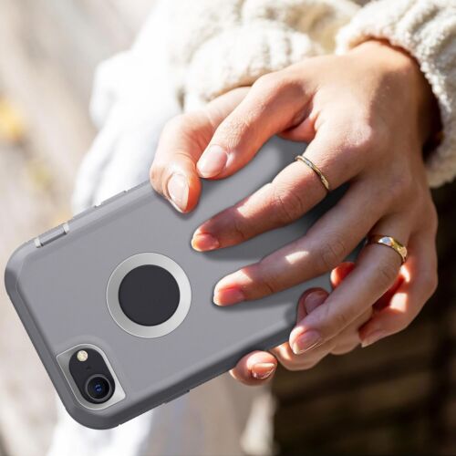 For iPhone 8/8 Plus Shockproof Hybrid Case Protective Cover / Screen Protector - Picture 36 of 55