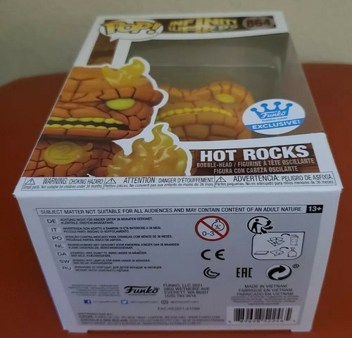 Infinity Warps Hot Rocks Fantastic Four Funko Shop Exclusive Marvel Bobble-Head - Picture 7 of 8