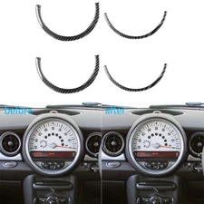 Wind Gap Ring Trim Carbon Fiber Interior Sticker For BMW Mini R55/R56/R57