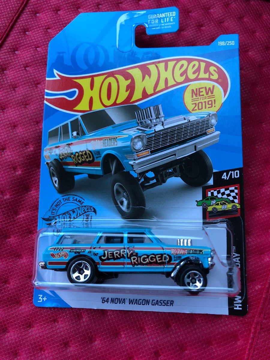 HOT NEW FOR 2019 HOT WHEELS JERRY RIGGED 64 NOVA WAGON GASSER HW HOT NEW FOR 2019 HOT WHEELS JERRY RIGGED 64 NOVA WAGON GASSER HW