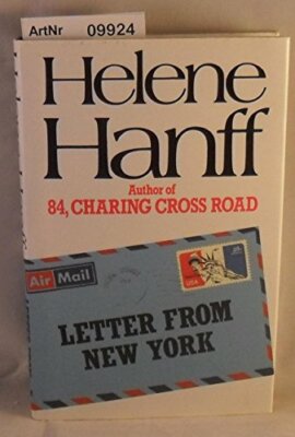 Letter from New York: BBC ''Woman's Hour'' Broadcasts by Hanff, Helene 1854102214