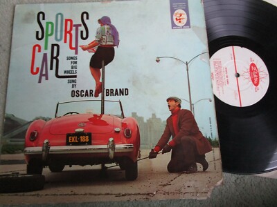 Oscar Brand    Sports Car Songs Label: Elektra    EKL-188 Vinyl LP Album