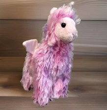 Aurora World Llamacorn Plush Llama Unicorn Pegasus Pink Purple Stuffed Animal