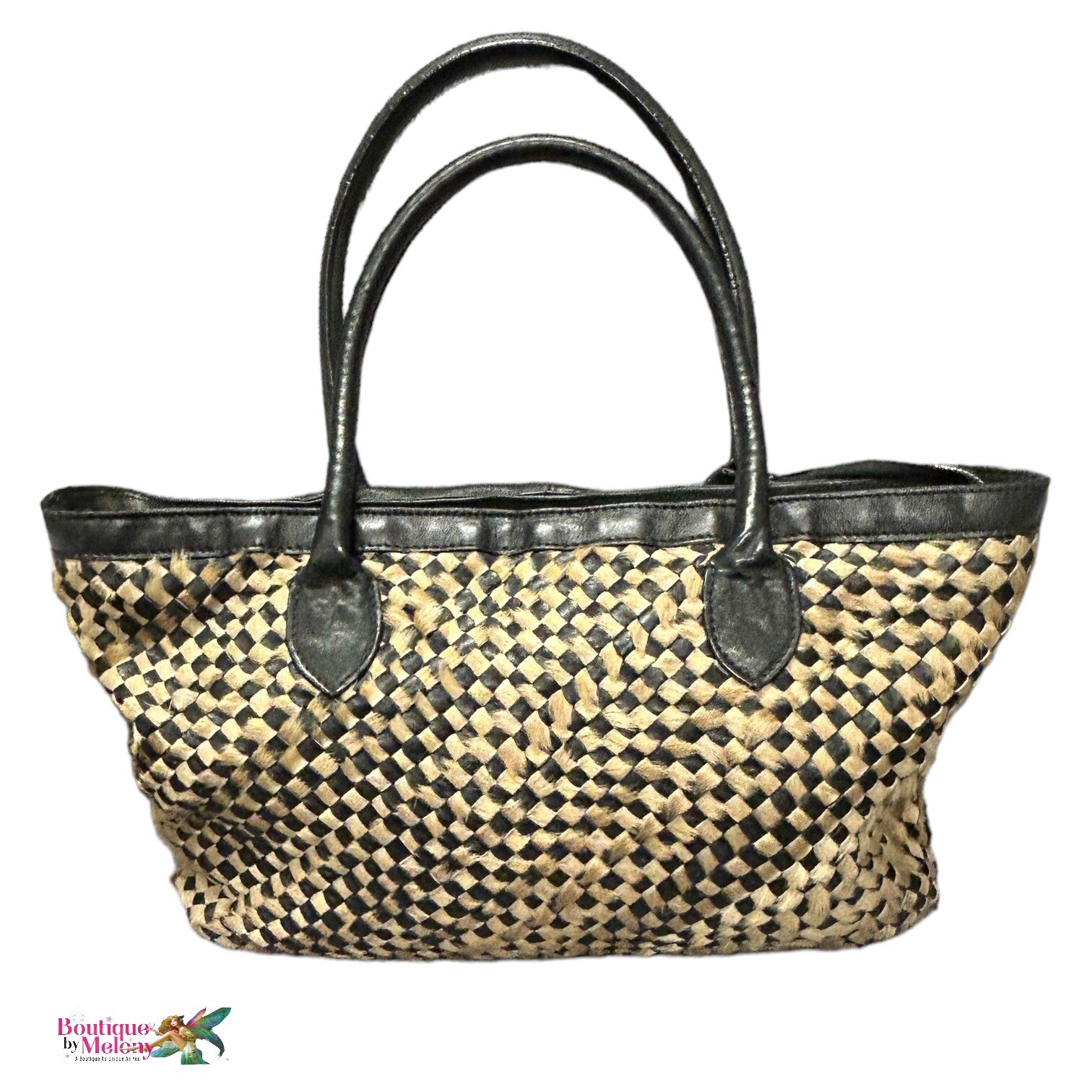 PONY Borsa a mano donna Roberto Pancani Firenze Italia vera pelle e capelli di cavallo