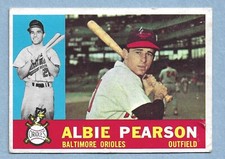 1960 Topps - Albie Pearson #241 G-VG (Scratches/Tear)