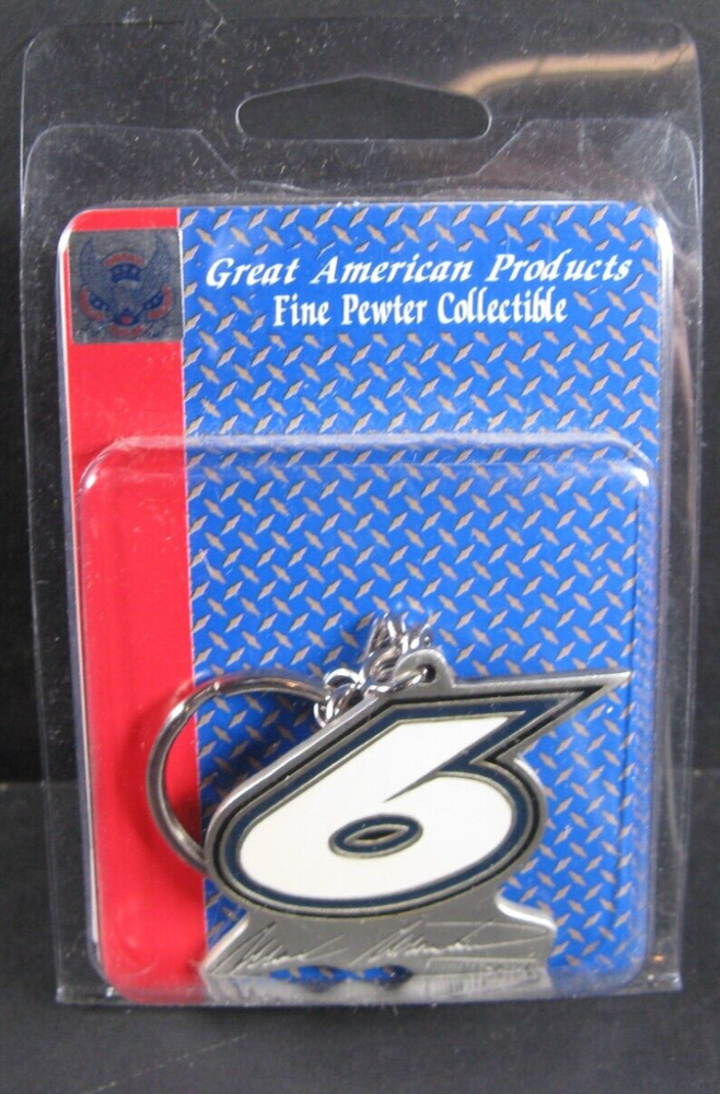 Mark Martin #6 NASCAR Nextel Race Car Great American Products Keychain