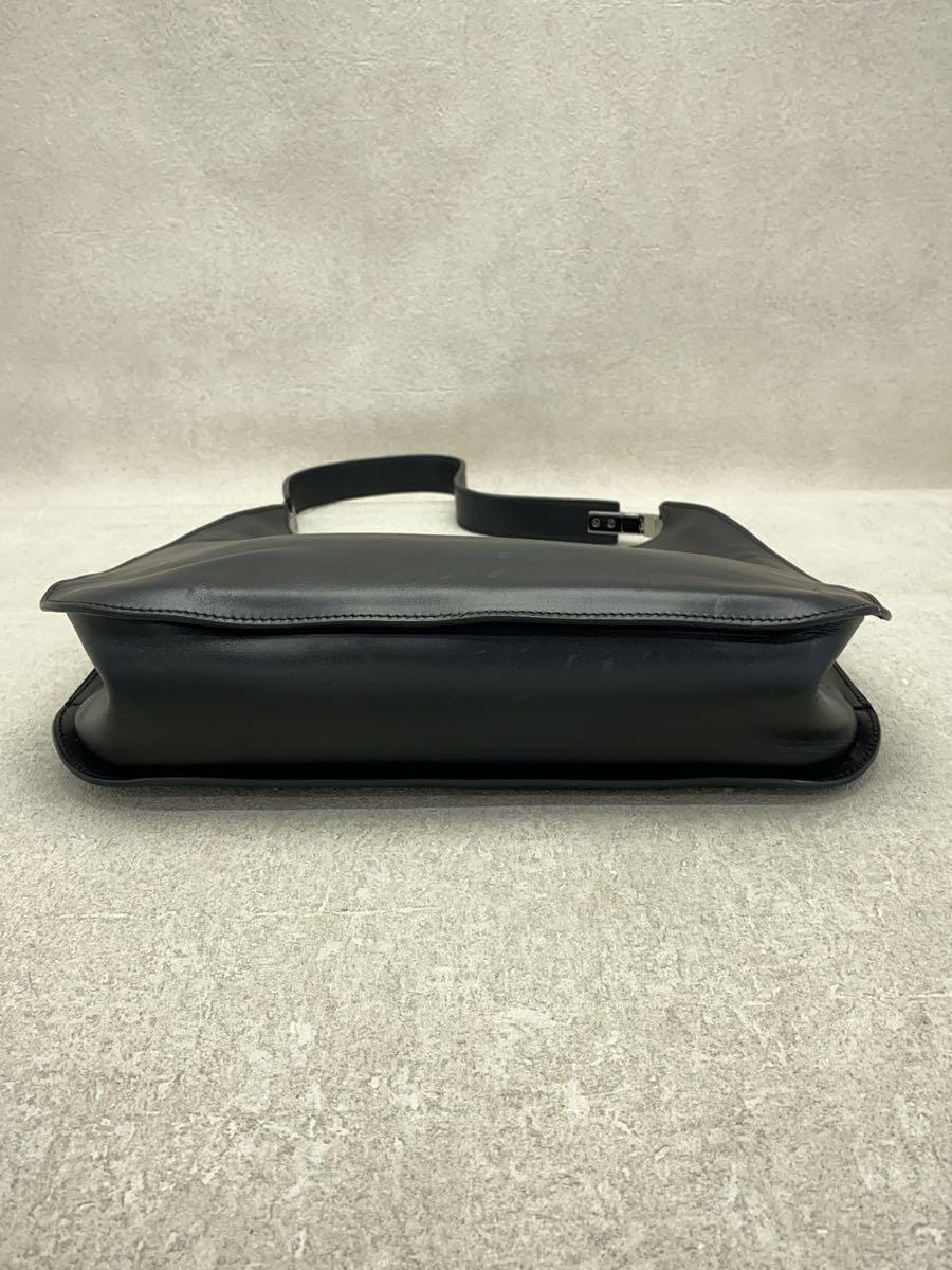 GUCCI(グッチ)正規品/関税送料込み GG RUBBERIZED LEATHER BAG NEW $2,200 GUCCI Black GG EMBOSSED LEATHER SQUARE Perforated