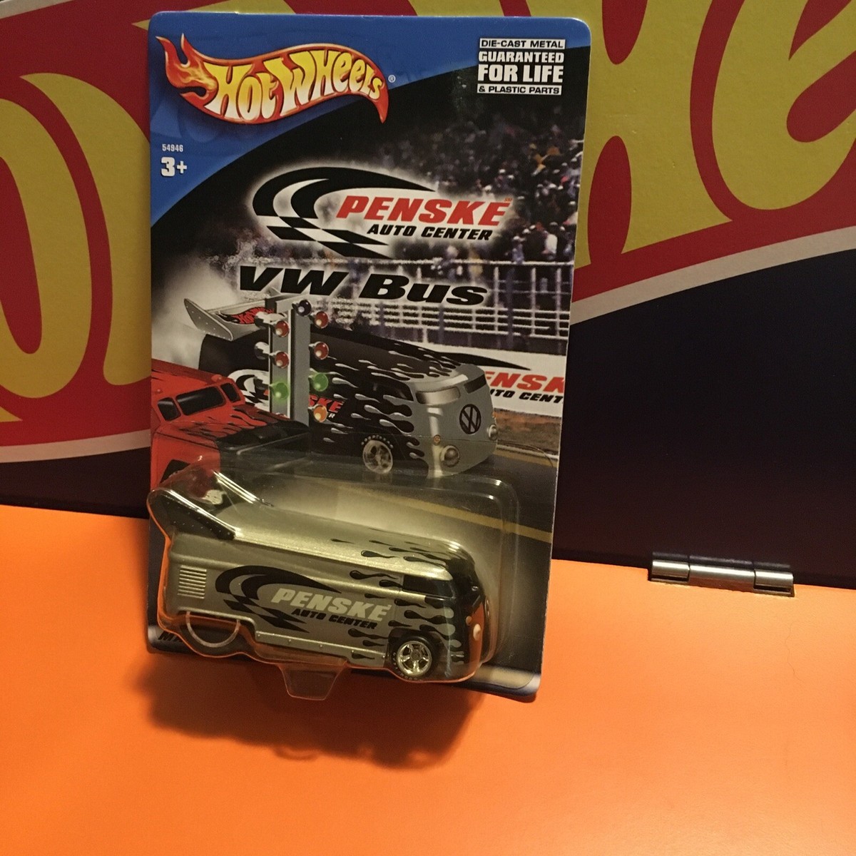 Hot Wheels VW Bus PENSKE　2001年製 2001 Hot Wheels Penske Auto Center VW Drag Bus Gray P60 | eBay