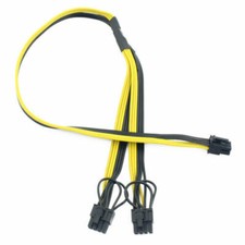 XT-XINTE PCI-E 6Pin Male to Dual 8 6 2 Pin Adapter Cable 16AWG 18AWG Mining