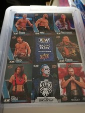 NYCC 2021 AEW All Elite Wrestling Upper Deck Trading Cards New York Comic Con