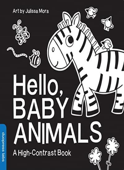 Hello, Baby Animals: A Durable High-Contrast Black-and-White Board Book for Newborns and Babies (High-Contrast Books) - Image 4