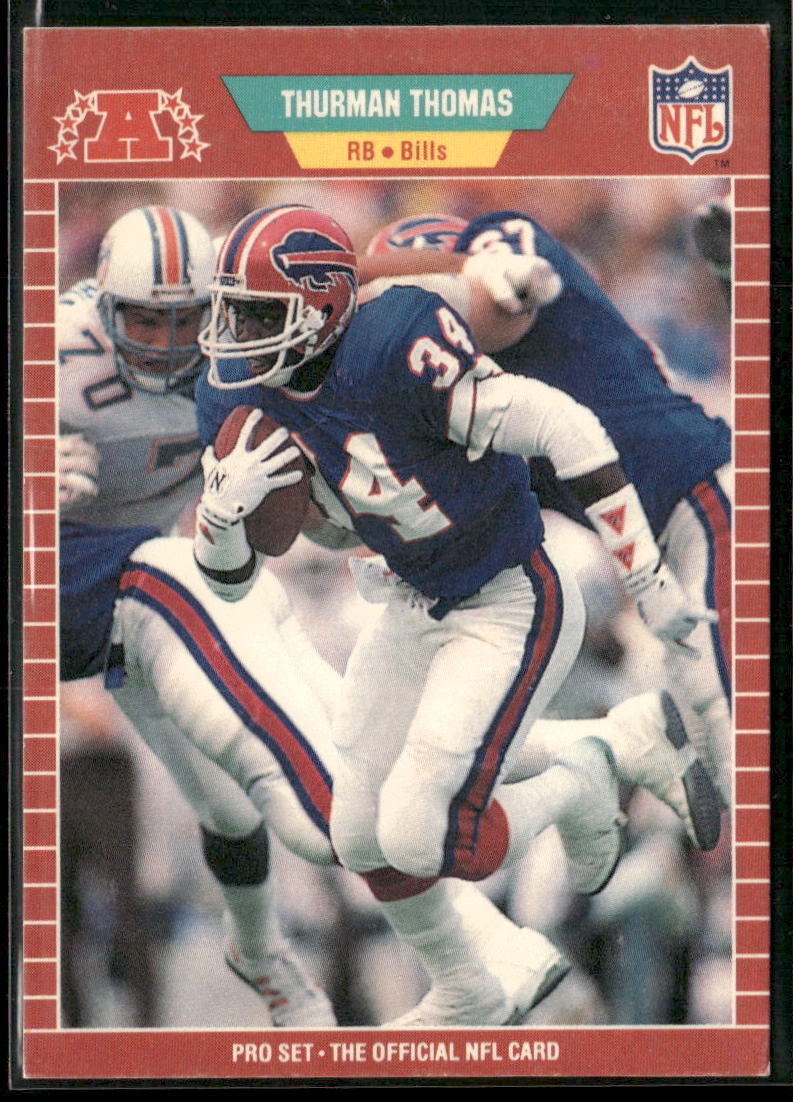 Thurman Thomas 1989 Pro Set #32 - Buffalo Bills