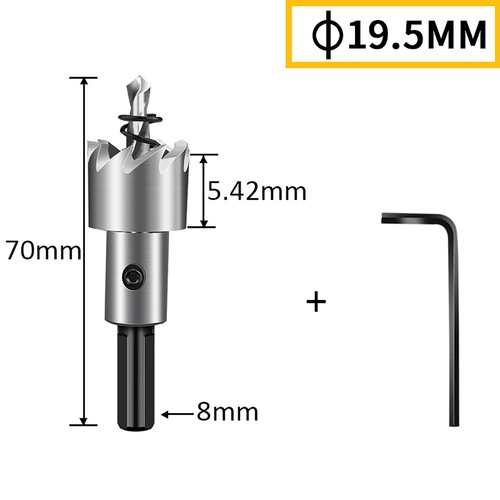 HSS 6542 Hole Saw Drill Bit Cutting Stainless Steel Metal Iron Sheet 12 - 80mm - Picture 16 of 47