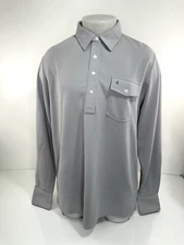 CRIQUET - NEW w TAG - PLAYERS Pullover Knit Embroidered Logo Rugby Mens L Shirt