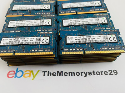 400 x 4GB DDR3 PC3-12800 1600MHz Arbeitsspeicher Laptop RAM SODIMM 1,5V 204 Pin getestet