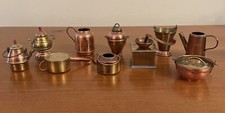 Lot Of Copper And Brass Miniatures
