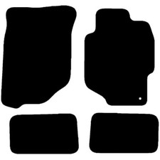 FITS HONDA ACCORD 1997 TO 2003 TAILORED BLACK CAR FLOOR MATS SET (1 FIXING CLIP)