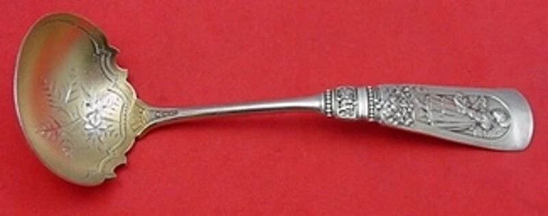 Fontainebleau by Gorham Sterling Silver Sauce Ladle GW Bright-Cut 5 7/8" Serving