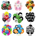 10 x Character 12" Latex Balloons Birthday Party Decorations Unicorn Fortnite UK