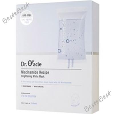 Dr. Oracle Niacinamide Recipe Brightening White Mask Pack 25ml 10pcs 