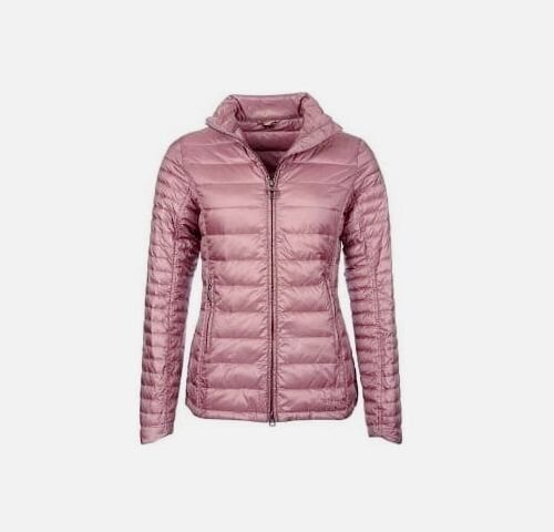 Barbour IONA Quilted Pink Tartan FIBRE-DOWN Winter Puffer Jacket