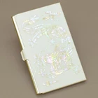 MOP Golden Metal Dragon Zodiac RFID Block Business Credit Name Card Case Holder