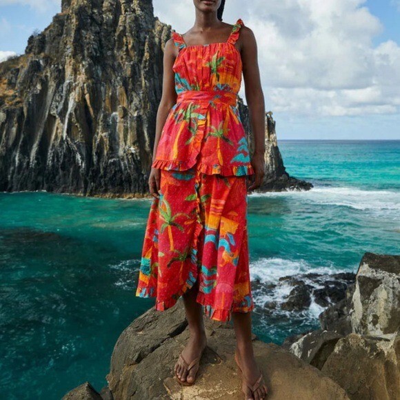 farm rio ipanema midi dress FARM Rio | Dresses | Farm Rio Women Ipanema Midi Dress In Ipanema