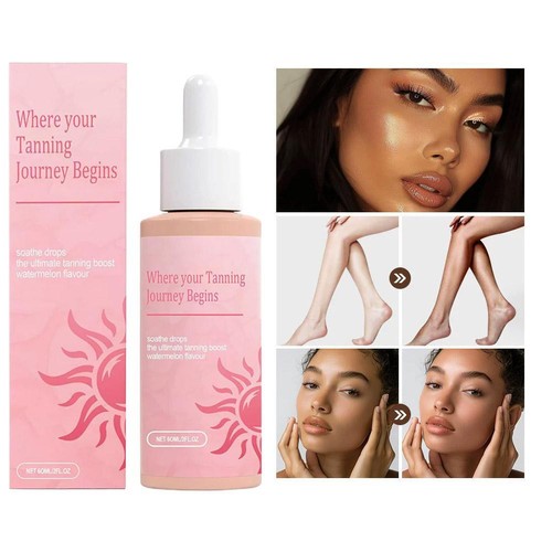 Sunless Tanning Drops To Drink, Drinkable Sunless Tanning Drops Oral Drink 60ml