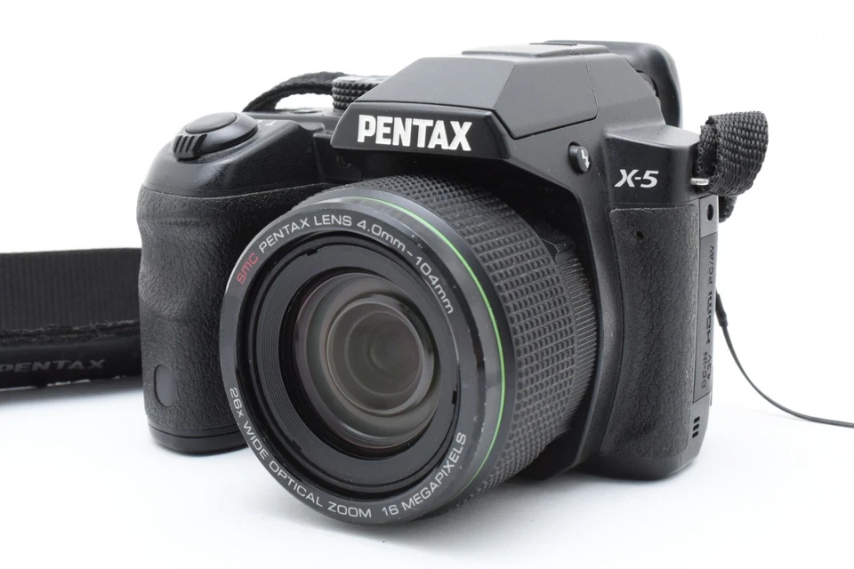 [Excellent] PENTAX X-5 16MP 26X Zoom DSLR Style  Camera Classic Black JP 2511834 - Image 2 of 4