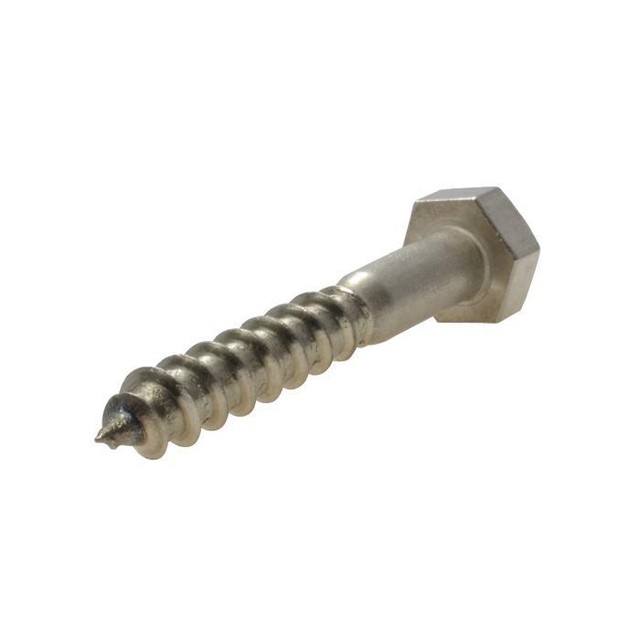 Hex Coach Screw M12 (12mm) x 180mm Stainless Steel Marine 316 A4 Lag