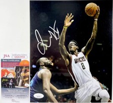 NBA Larry Sanders Signed Milwaukee Bucks 8x10 Photo C Autograph JSA COA