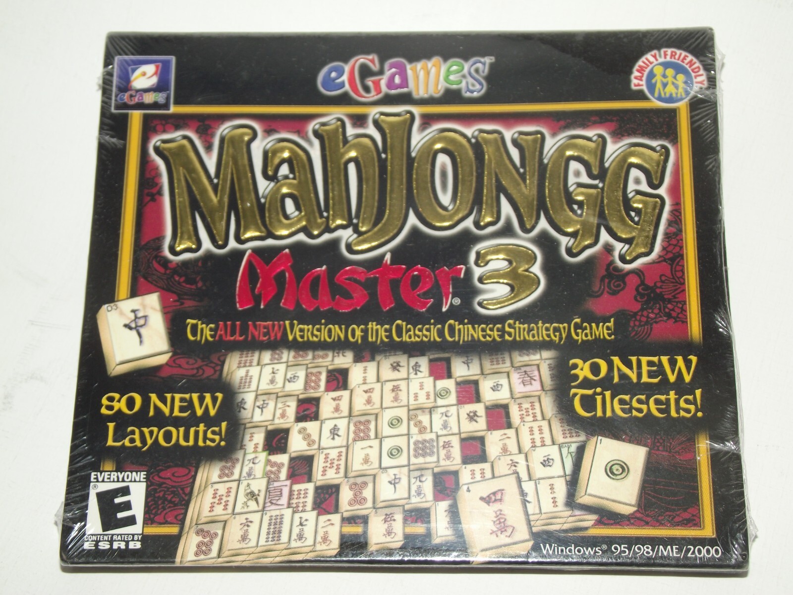 NISW 2001 MahJongg Master 3 PC Computer Game CD-ROM for Windows 95/98 ...
