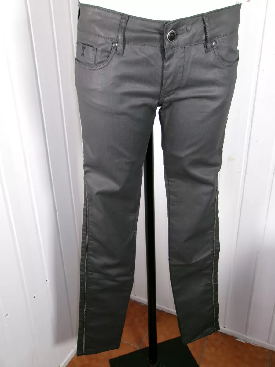 Jean enduit cheap gris