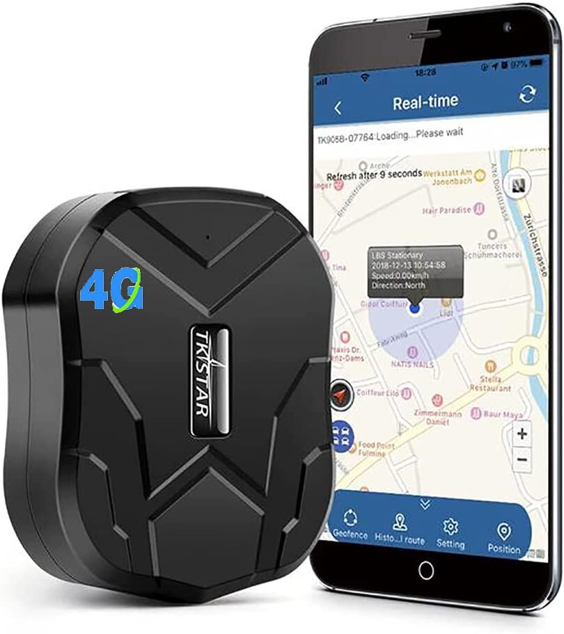 Tkstar 4G Gps Tracker For Car / Truck 5000Mah Magnetic Car Locator + $17 Sim