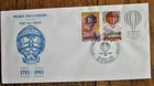 FRANCE SCOTT#1863-1864 Manned Flight balloon aviation SET 1983 FDC VF UNADDR