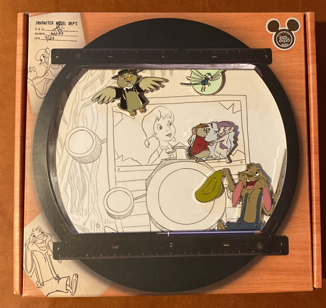 D23 EXPO 2022 EXCLUSIVE RESCUERS 4 PIN 45TH ANNIVERSARY