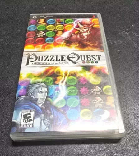 Puzzle Quest: Challenge of the Warlords (Sony PSP, 2007) CIB Complete