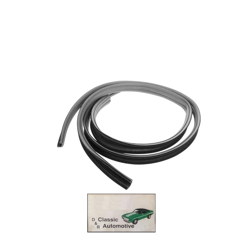 68-72 Chevy II Nova Sello de Vidrio Ventilación Canal de Vidrio Funcionamiento Restricciones Meteorológicas Fieltros Par Foto 2 de 2