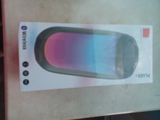 Pulse 4 Portable Wireless Bt Speaker With 360 Lightshow & Sound New Unopened Pkg