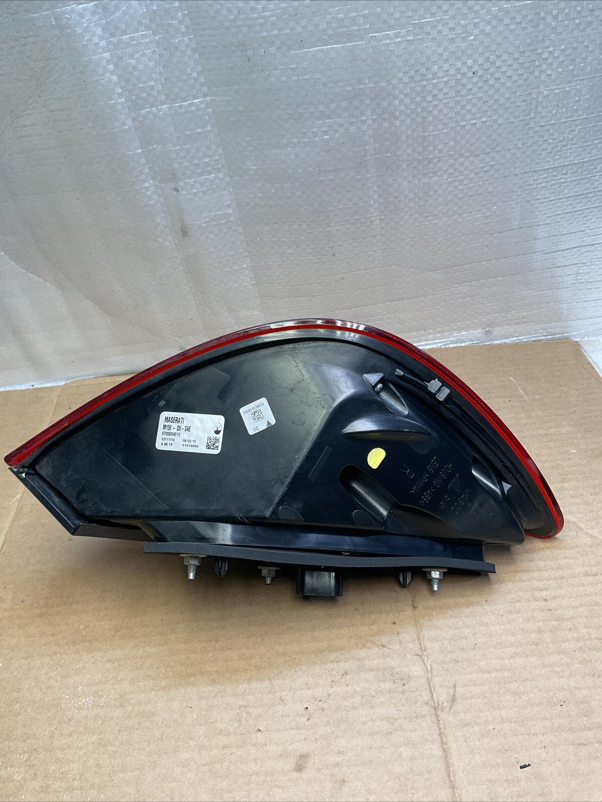MASERATI QUATTROPORTE REAR RIGHT SIDE OUTER TAILLIGHT LIGHT LAMP OEM 2014-2020