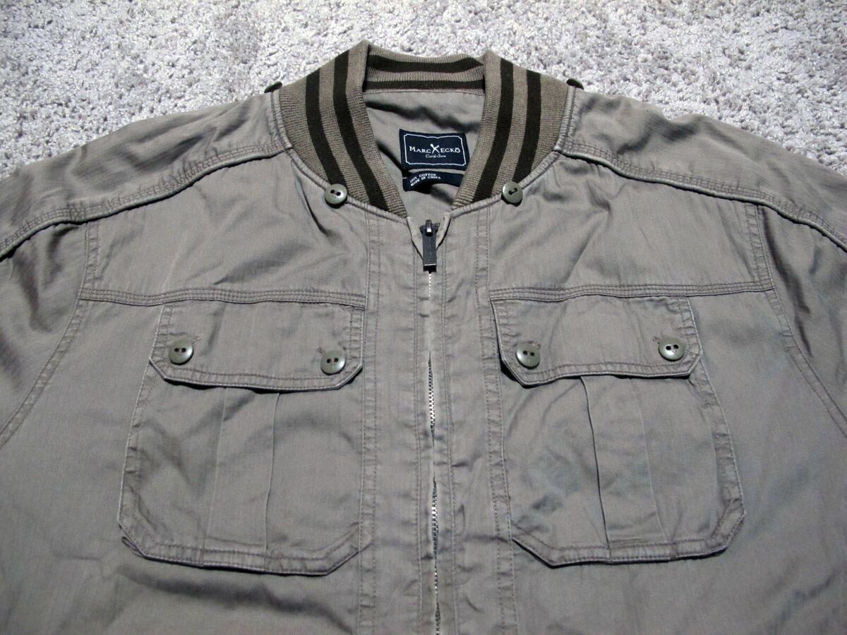 Marc Ecko Cut & Sew VTG 2000's Olive Green Army Bomber Marc Ecko Cut & Sew VTG 2000's Olive Green Army Bomber