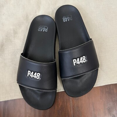 P448 Super Slide Sandals Womens EU 39 UK 6 US 8.5-9 Black Water Resistant Beach