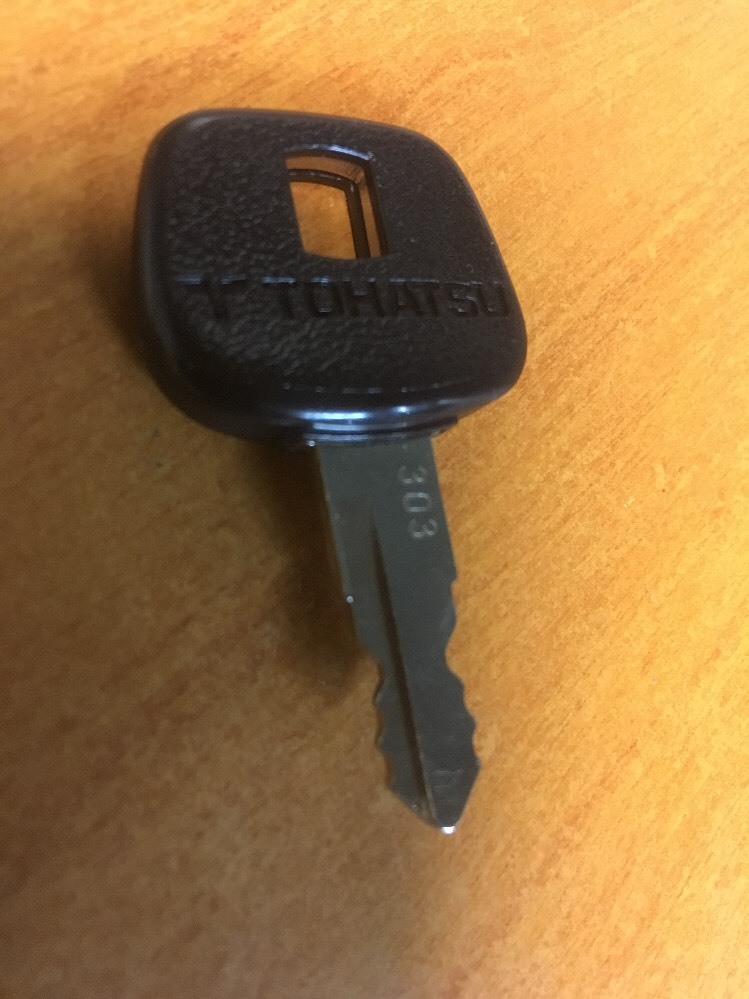 Genuine Tohatsu Outboard Ignition Key Number 303 (3F3-76219-0) | eBay