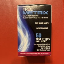 Nipro Diagnostics true Metrix Blood Glucose Test Strips - 50 Count - EXP 2024