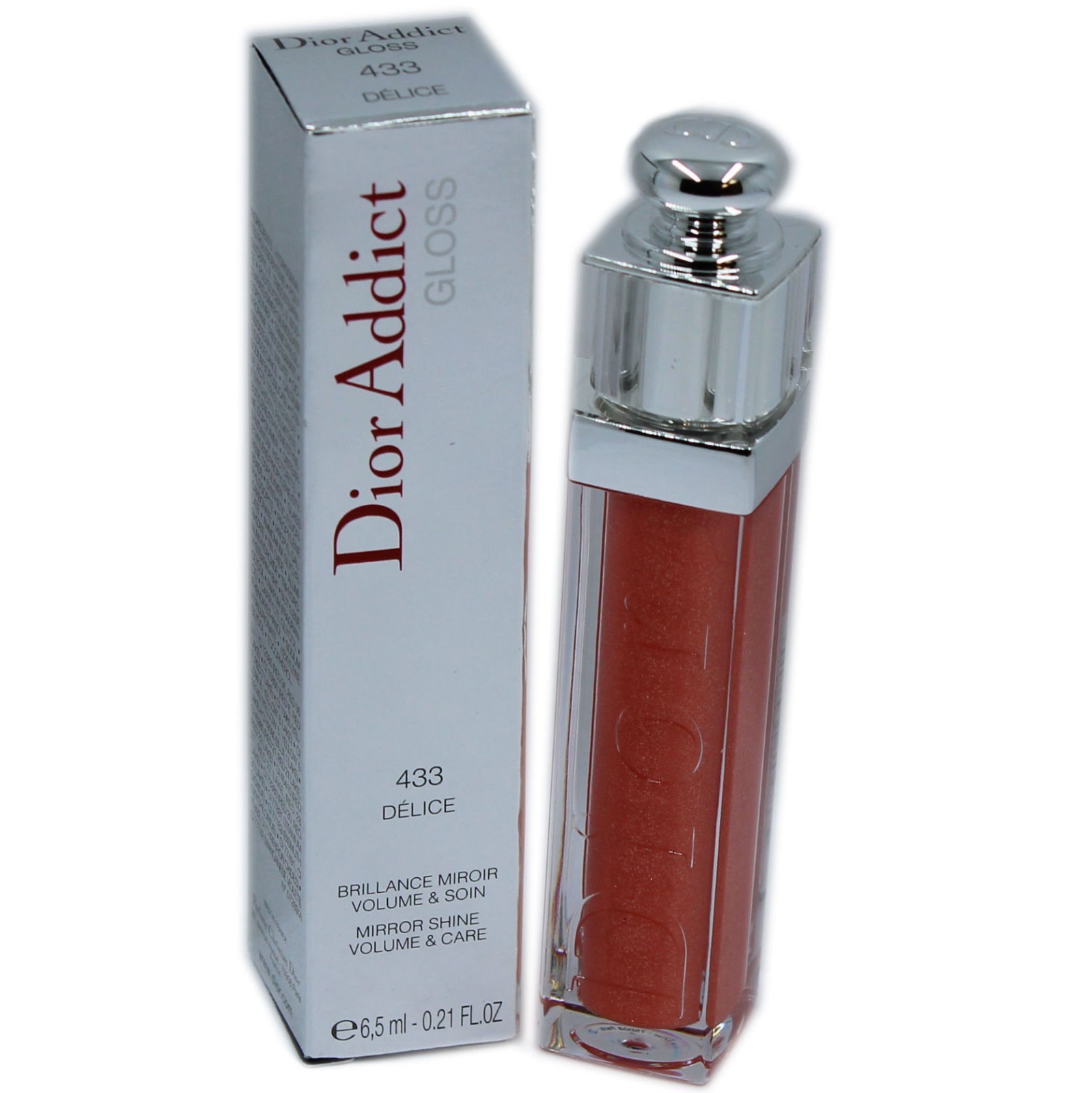 DIOR ADDICT GLOSS ЗЕРКАЛЬНЫЙ БЛЕСК ДЛЯ ОБЪЕМА И УХОДА 65 МЛ 433 DELICE NIB 7990₽