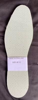 EXTRA DÜNNE EINLEGESOHLEN GRÖSSE 12. ARBEITSSTIEFEL SPORTSCHUH SLIPPER UNISEX UK