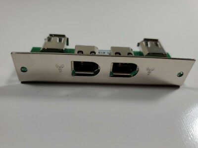 FireWire 400 / 1394 Dual Port Bracket SCSI 1 Cut Out, DTI 413346 NEW
