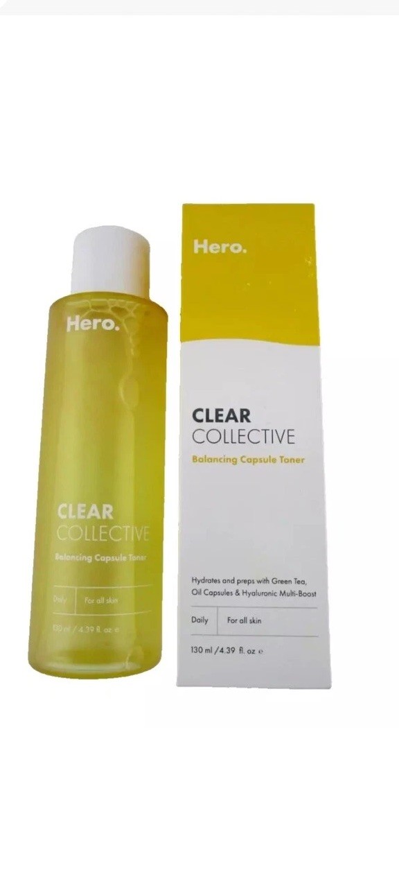 HERO CLEAR COLLECTIVE Balancing Capsule Toners, 4.39 fl oz-2 Available