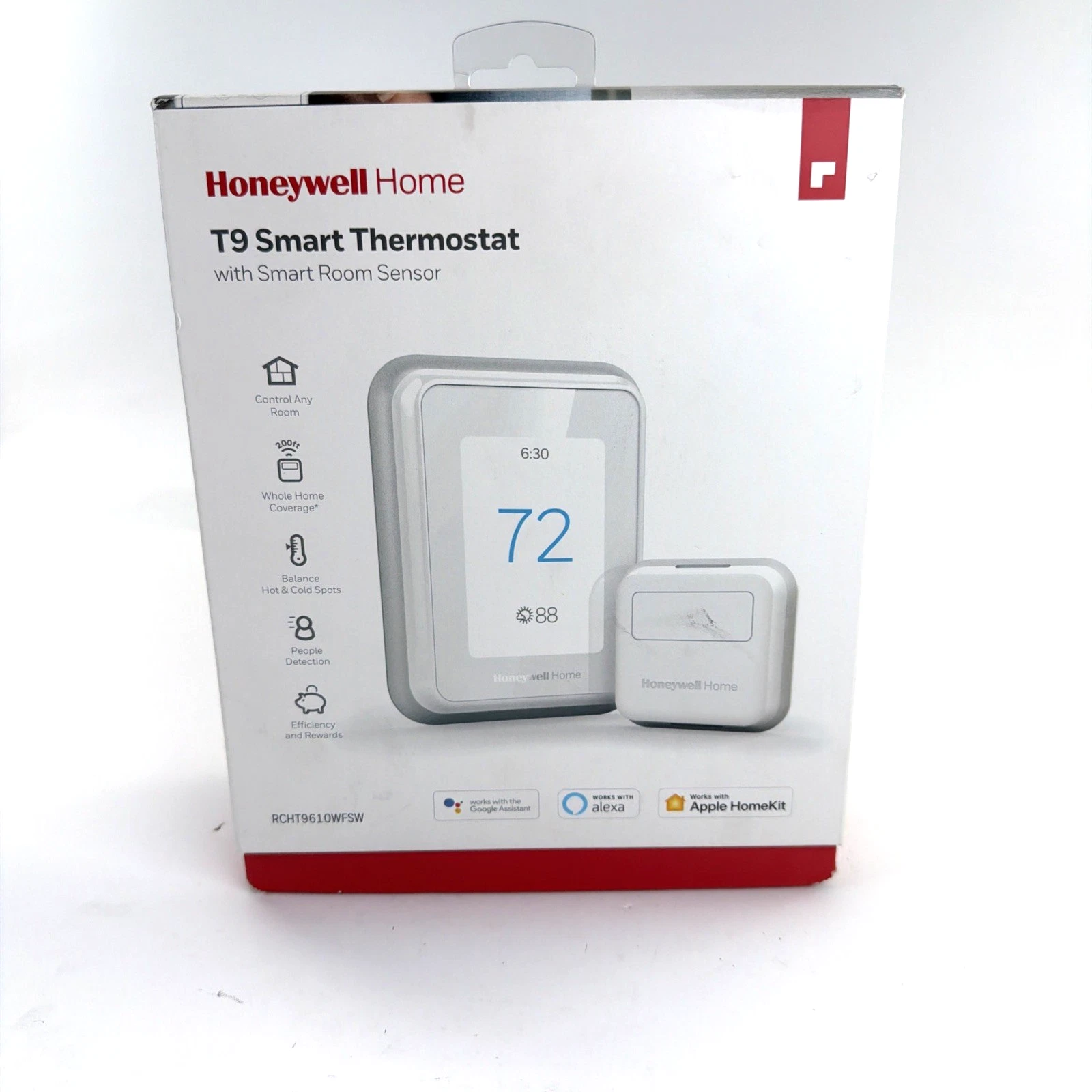 Honeywell Home T9 Wi-Fi Smart Thermostat with Room Sensor - NEW
